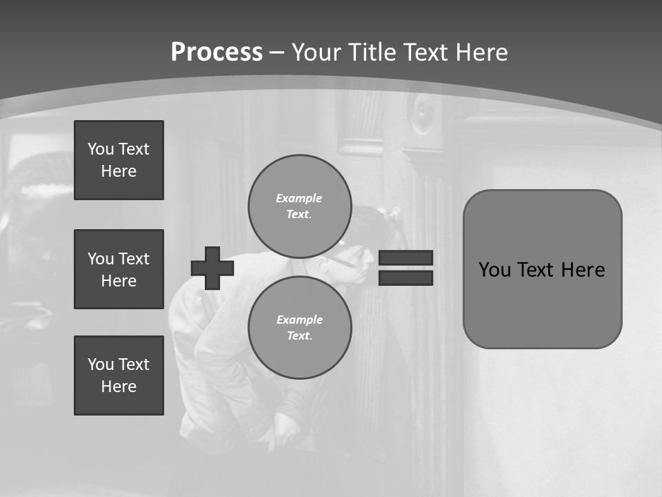 Male Furtive Teenage Boys PowerPoint Template