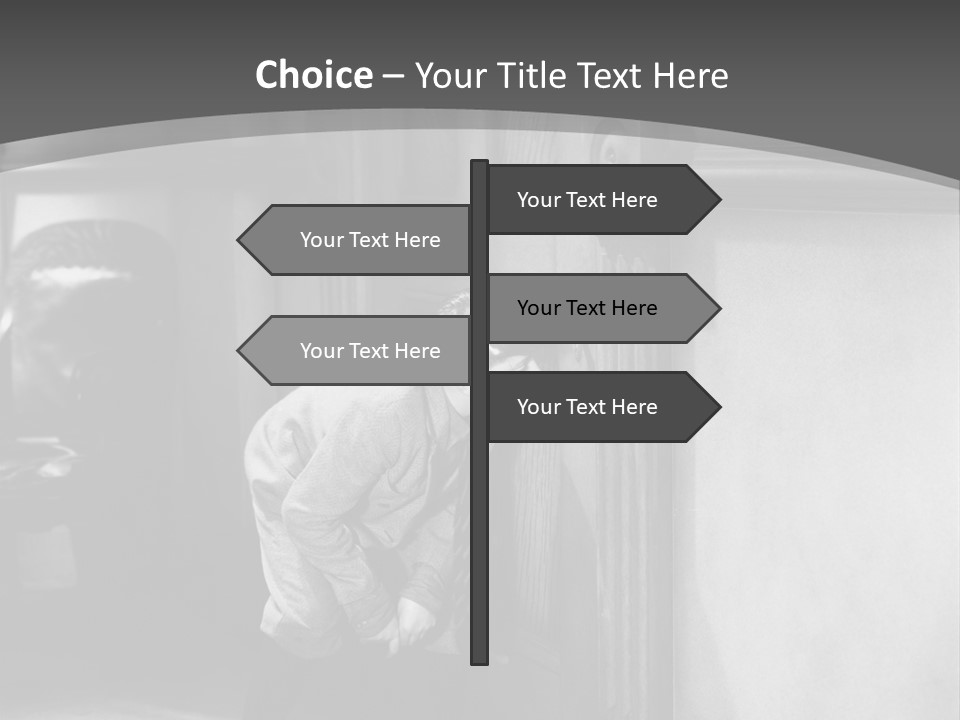 Male Furtive Teenage Boys PowerPoint Template