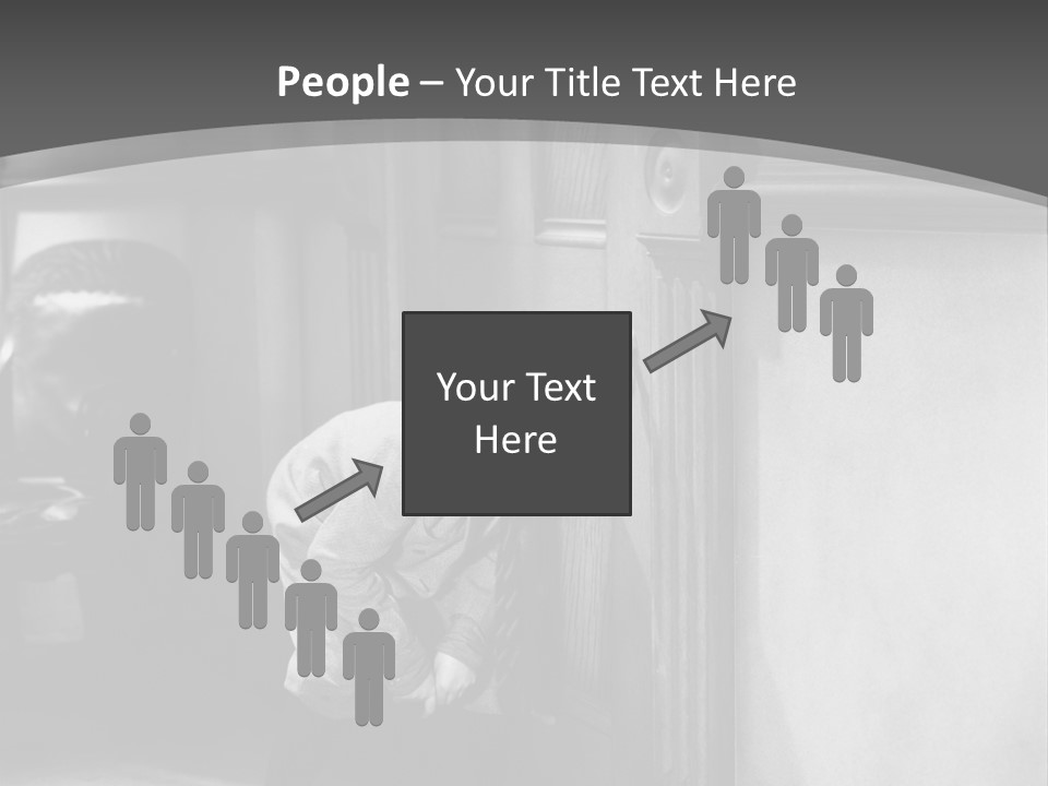 Male Furtive Teenage Boys PowerPoint Template