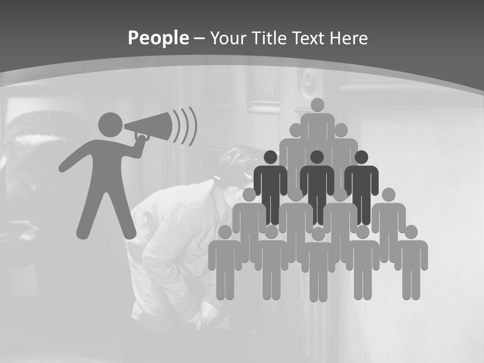 Male Furtive Teenage Boys PowerPoint Template