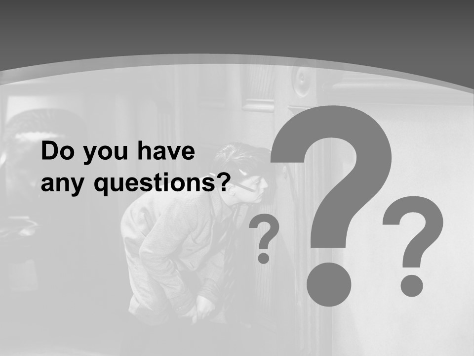 Male Furtive Teenage Boys PowerPoint Template