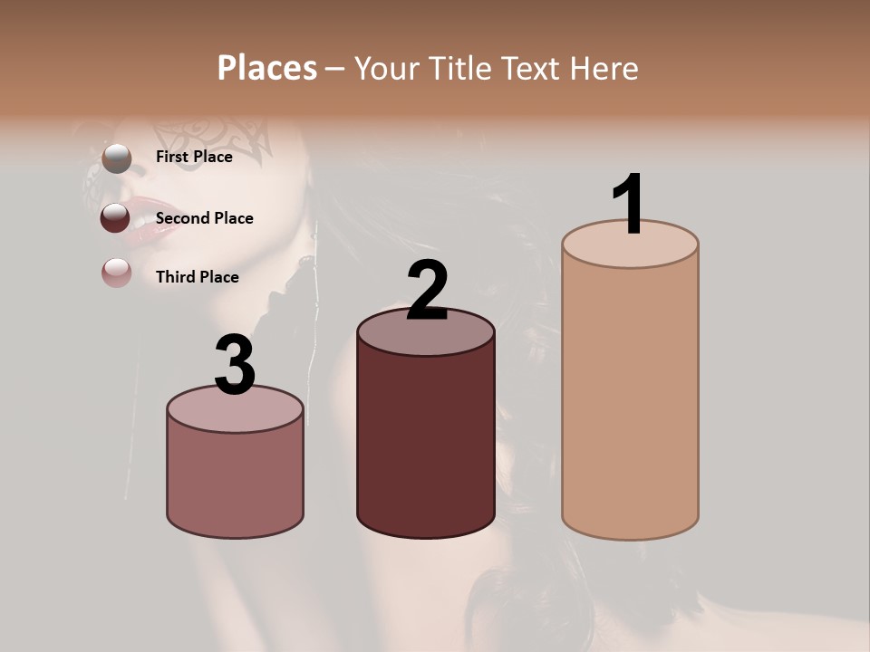 Show Portrait Eye PowerPoint Template