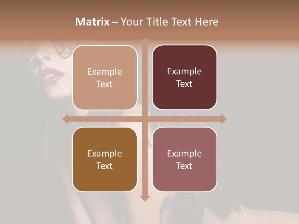 Show Portrait Eye PowerPoint Template