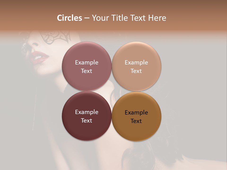 Show Portrait Eye PowerPoint Template