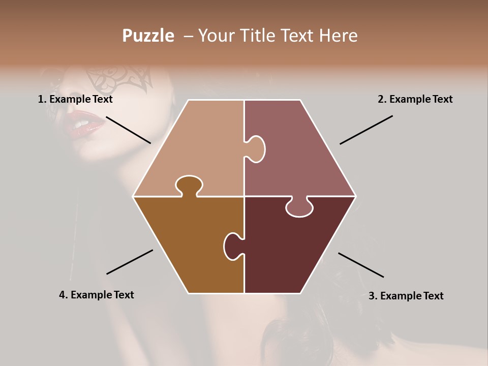 Show Portrait Eye PowerPoint Template