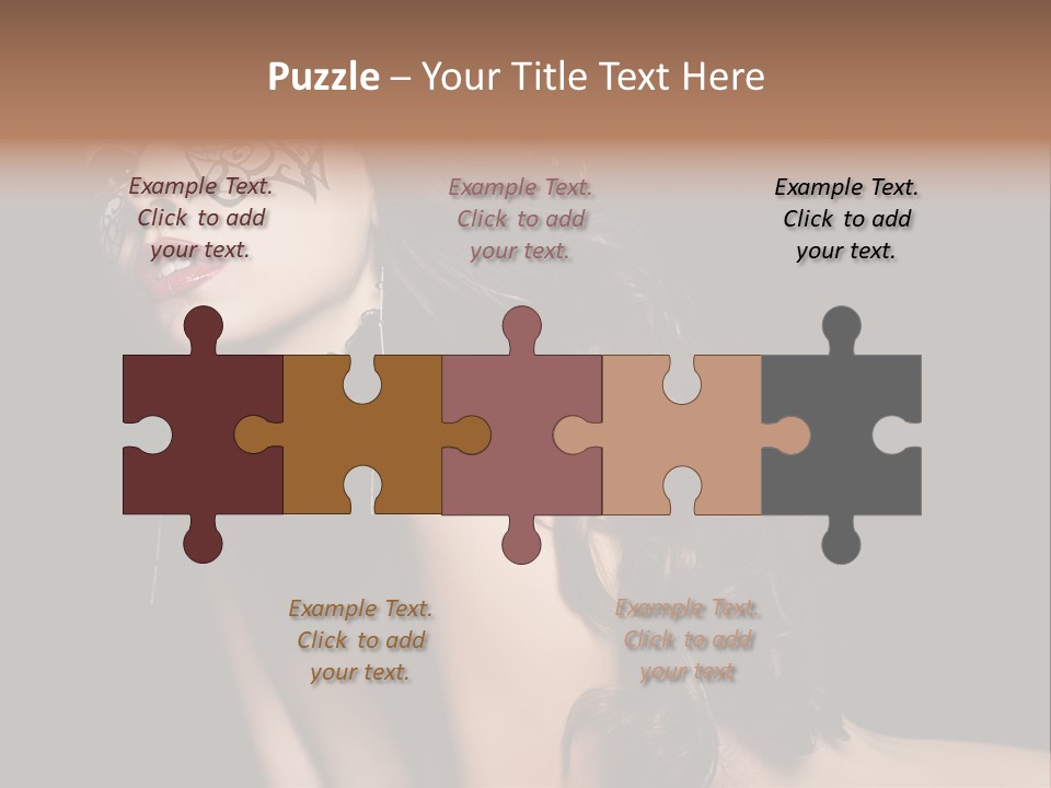 Show Portrait Eye PowerPoint Template