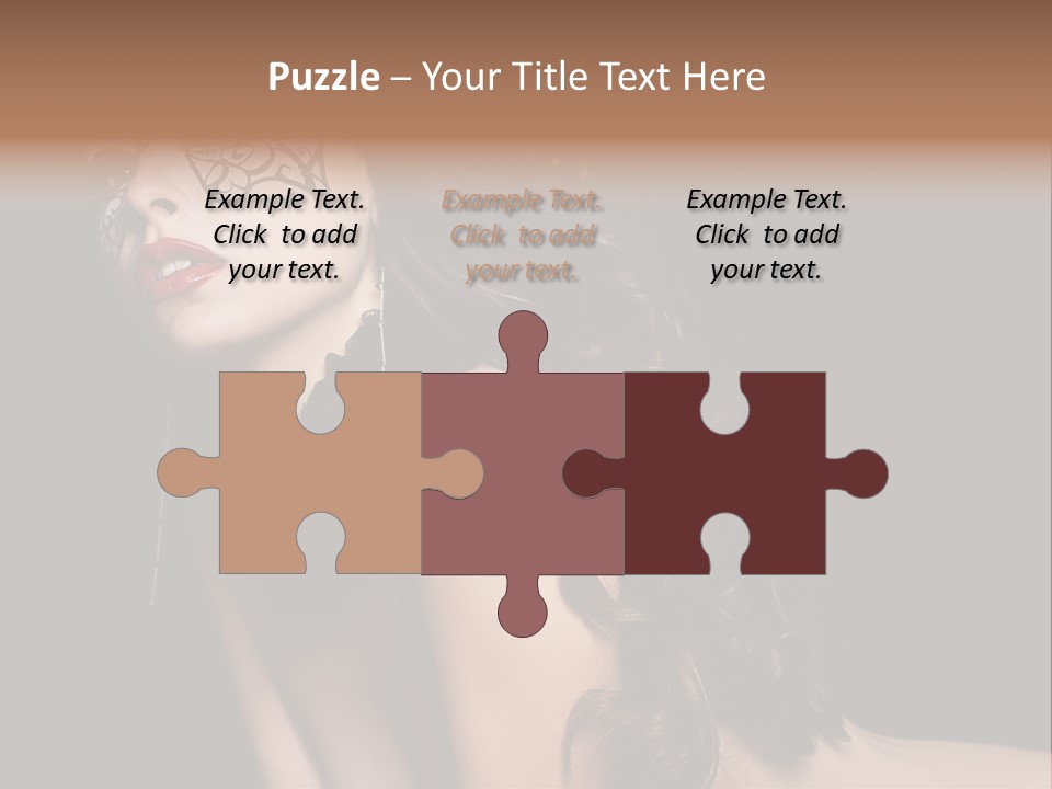 Show Portrait Eye PowerPoint Template