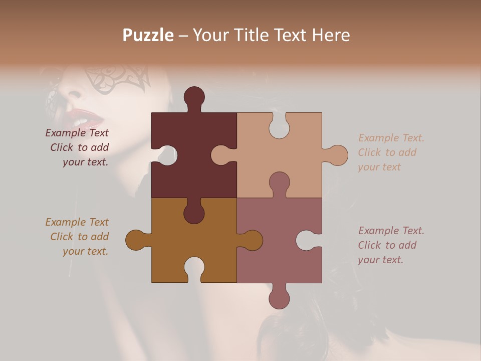 Show Portrait Eye PowerPoint Template