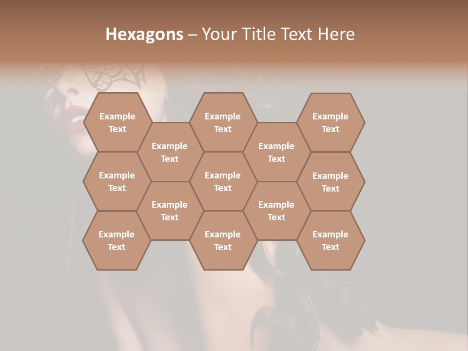 Show Portrait Eye PowerPoint Template