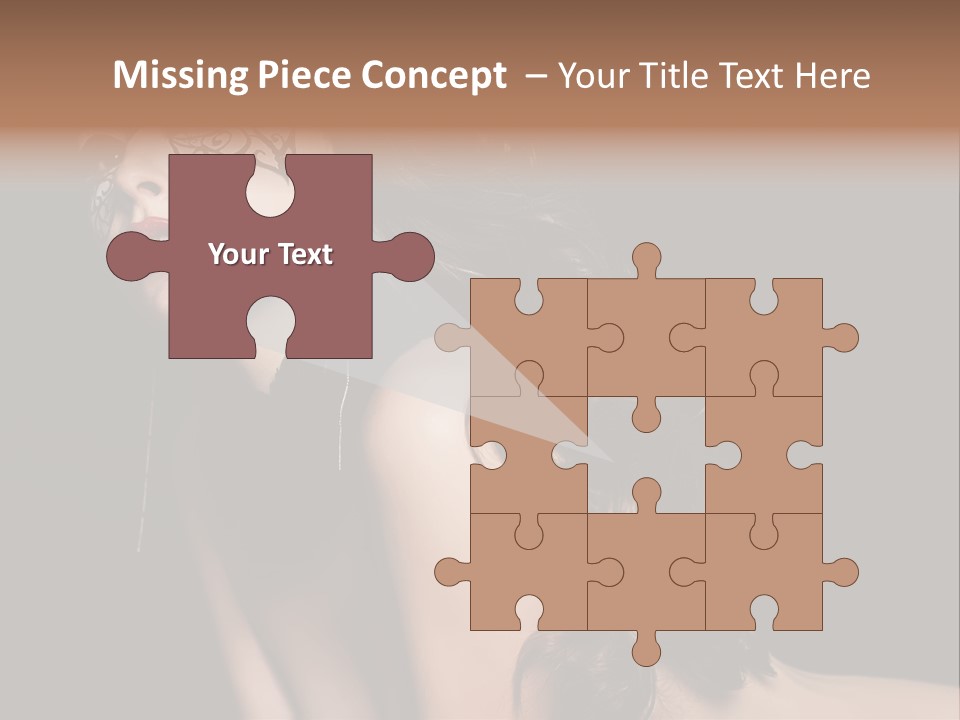 Show Portrait Eye PowerPoint Template