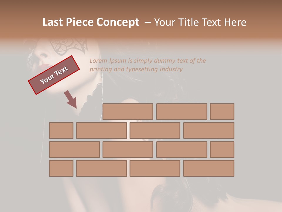 Show Portrait Eye PowerPoint Template