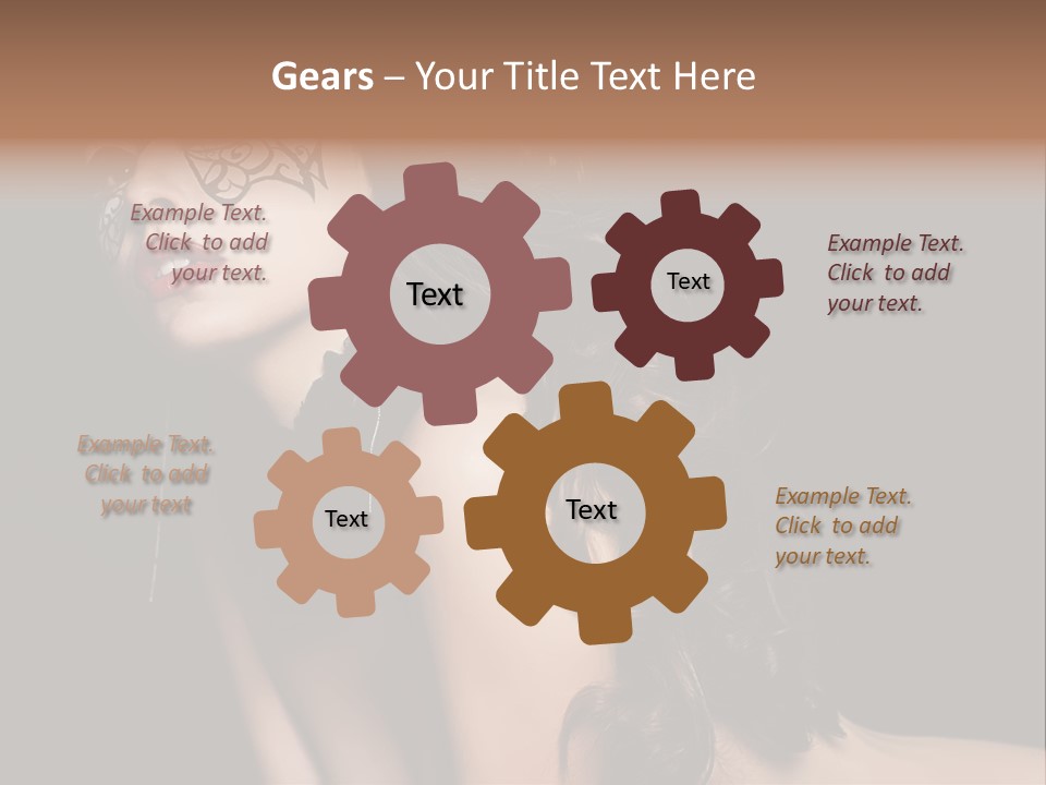 Show Portrait Eye PowerPoint Template