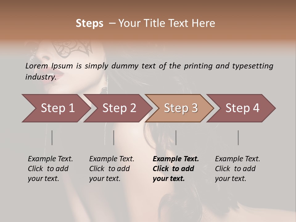 Show Portrait Eye PowerPoint Template