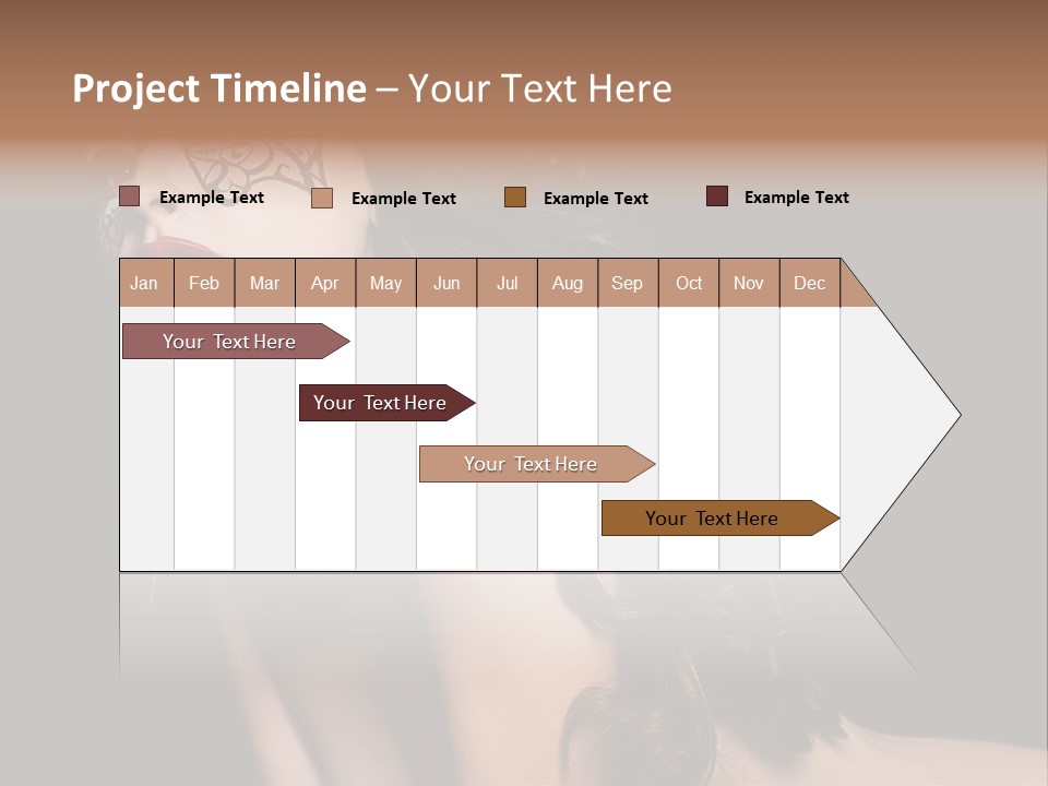 Show Portrait Eye PowerPoint Template