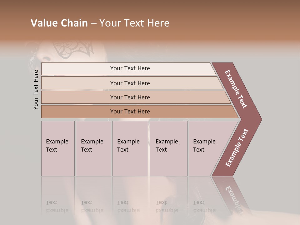 Show Portrait Eye PowerPoint Template