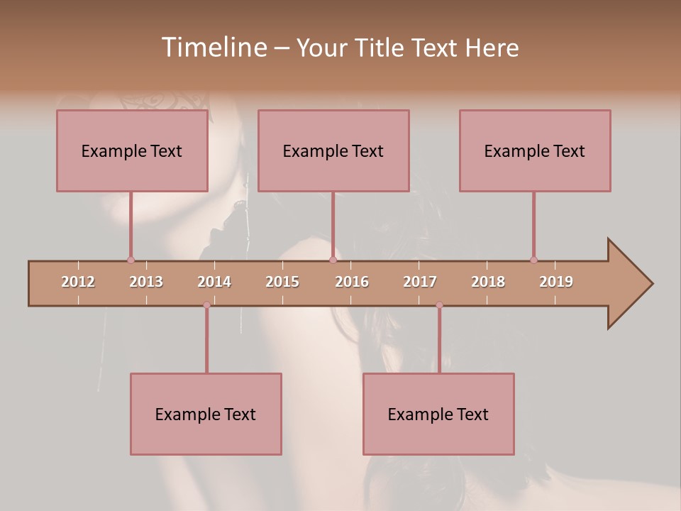 Show Portrait Eye PowerPoint Template