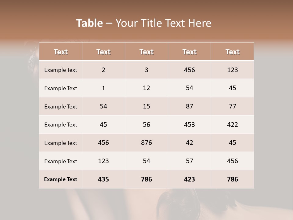 Show Portrait Eye PowerPoint Template