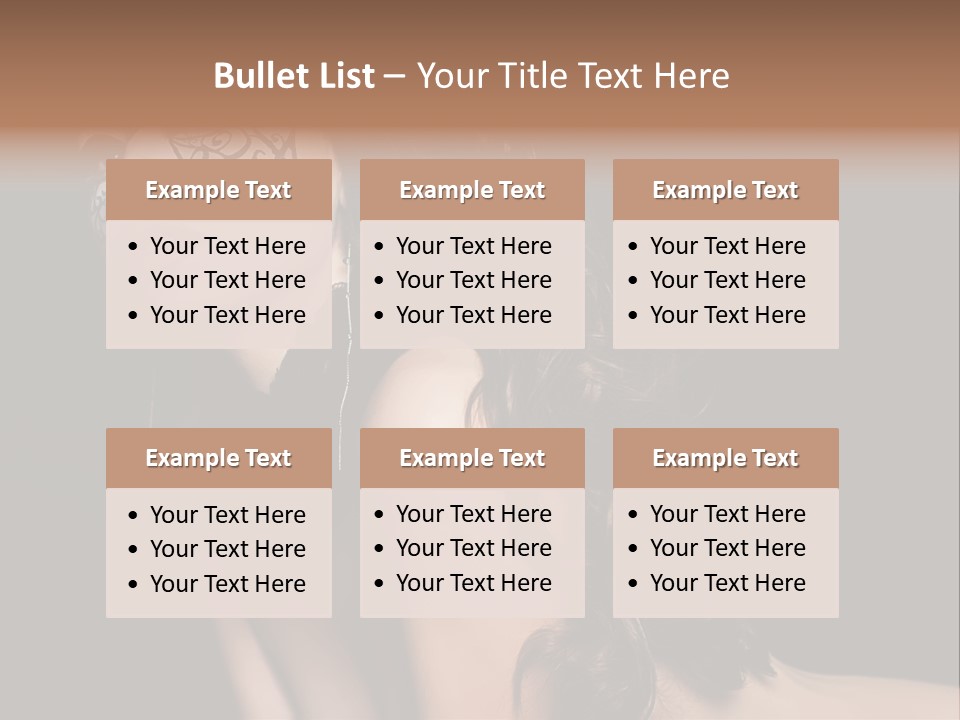 Show Portrait Eye PowerPoint Template