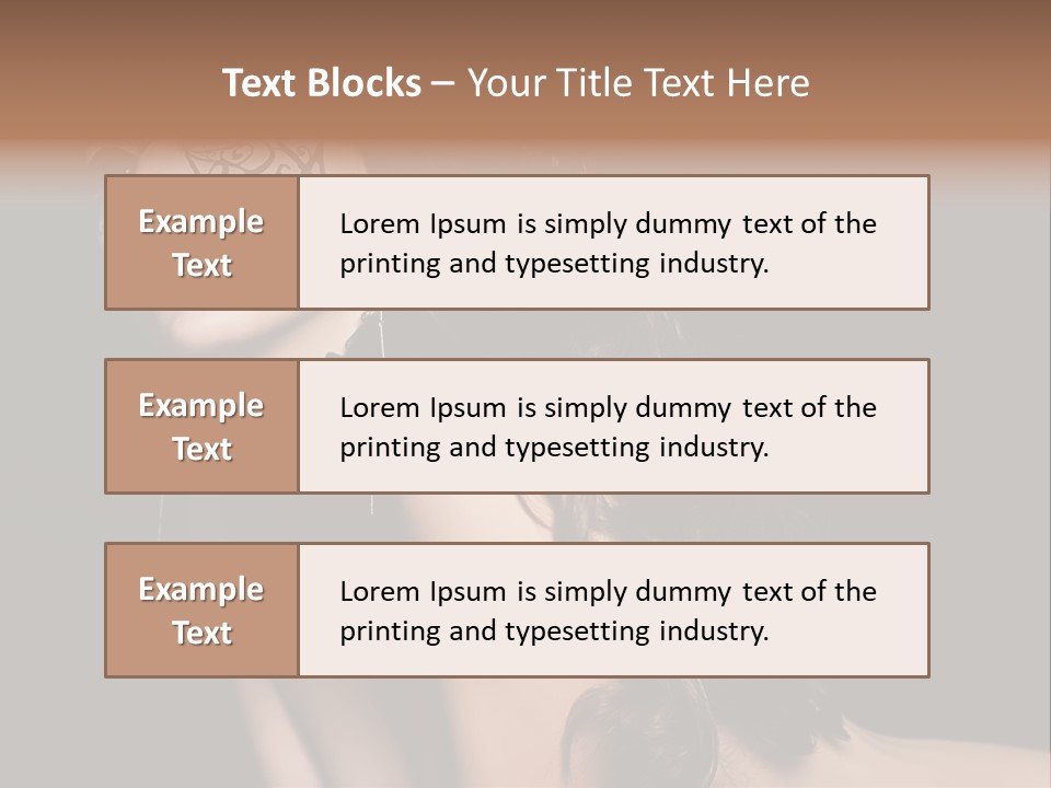 Show Portrait Eye PowerPoint Template