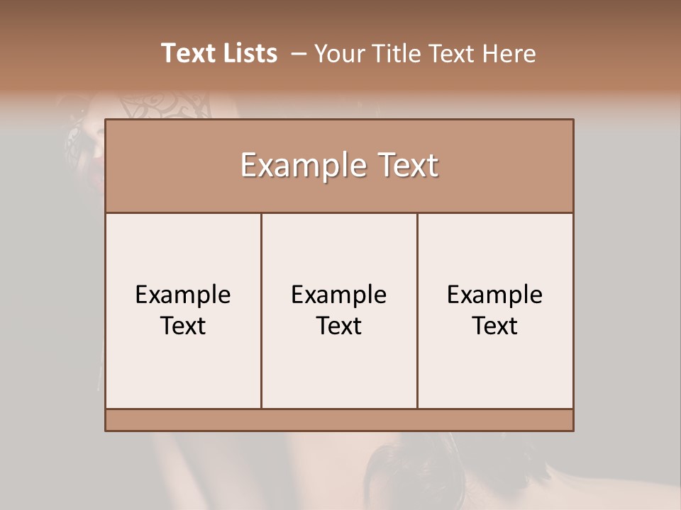 Show Portrait Eye PowerPoint Template