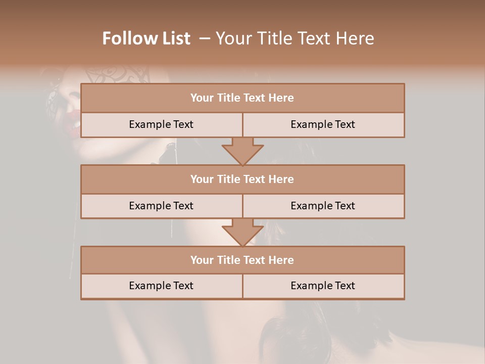 Show Portrait Eye PowerPoint Template