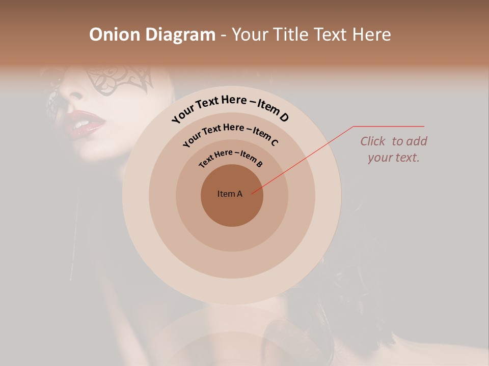 Show Portrait Eye PowerPoint Template