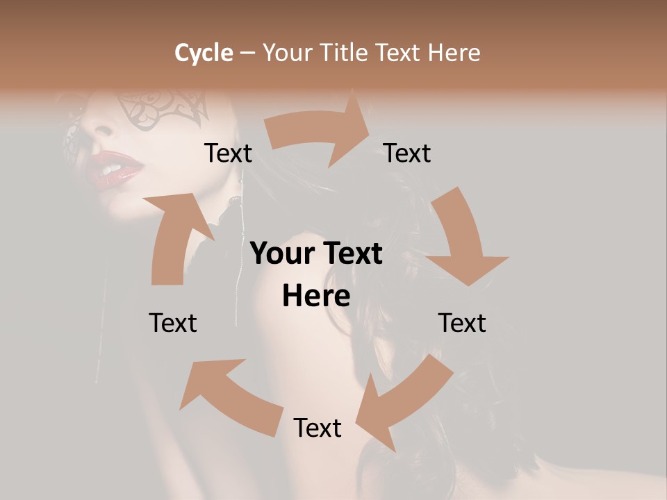 Show Portrait Eye PowerPoint Template