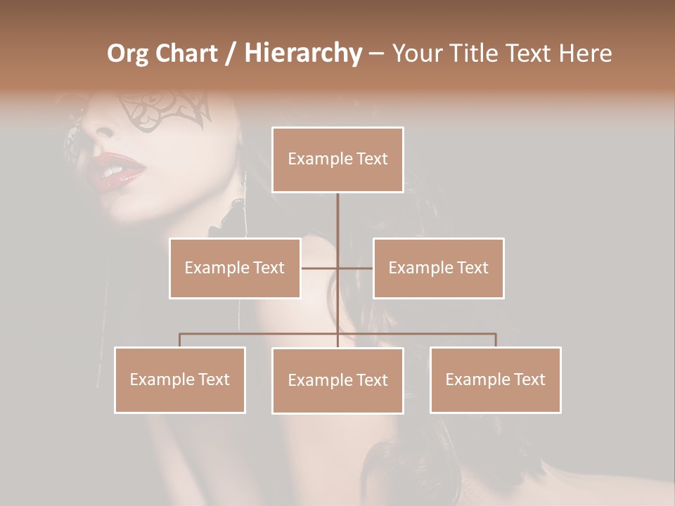 Show Portrait Eye PowerPoint Template