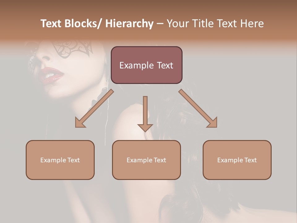 Show Portrait Eye PowerPoint Template