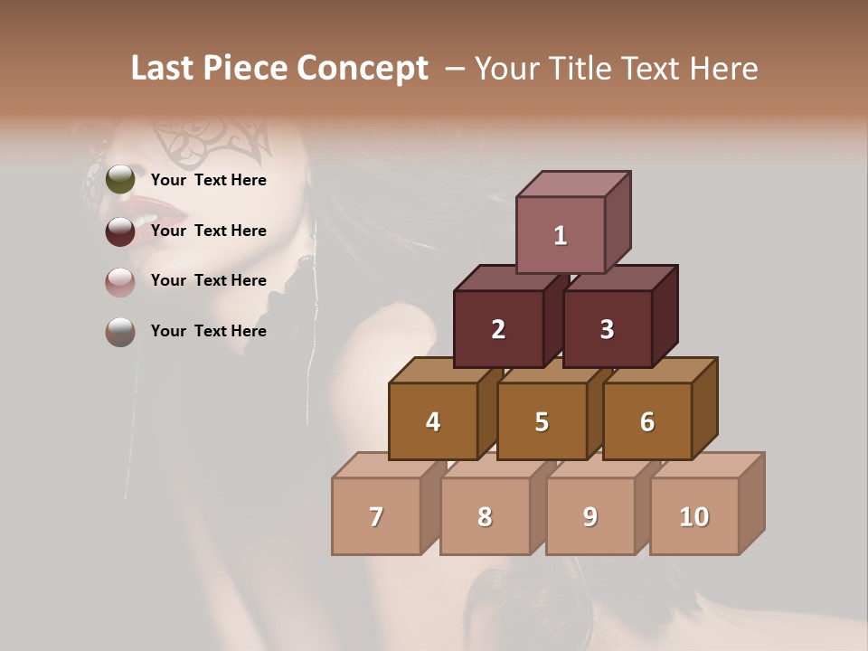 Show Portrait Eye PowerPoint Template