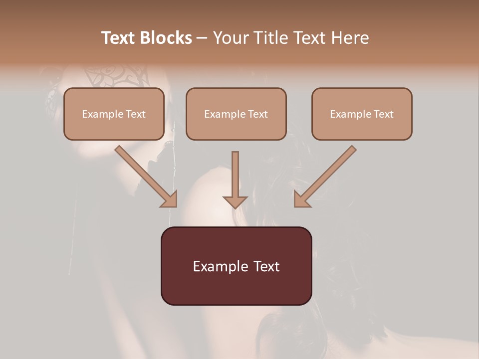 Show Portrait Eye PowerPoint Template