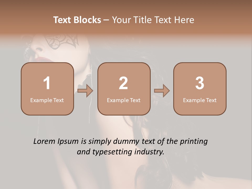 Show Portrait Eye PowerPoint Template