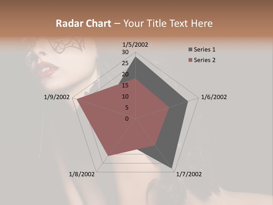 Show Portrait Eye PowerPoint Template