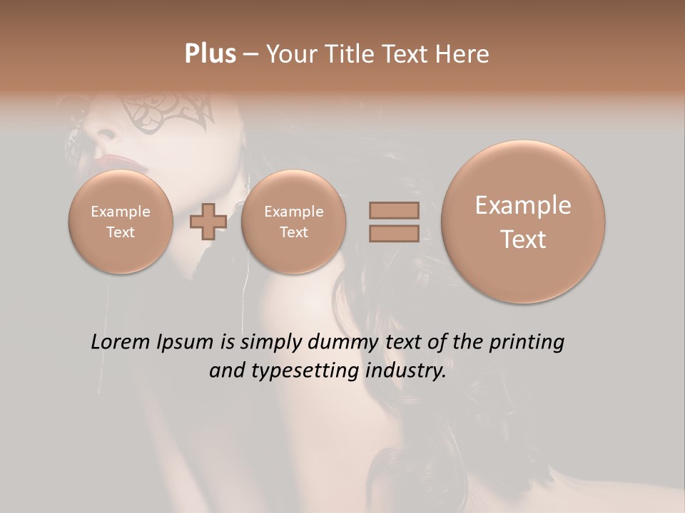 Show Portrait Eye PowerPoint Template