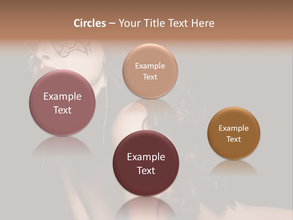 Show Portrait Eye PowerPoint Template