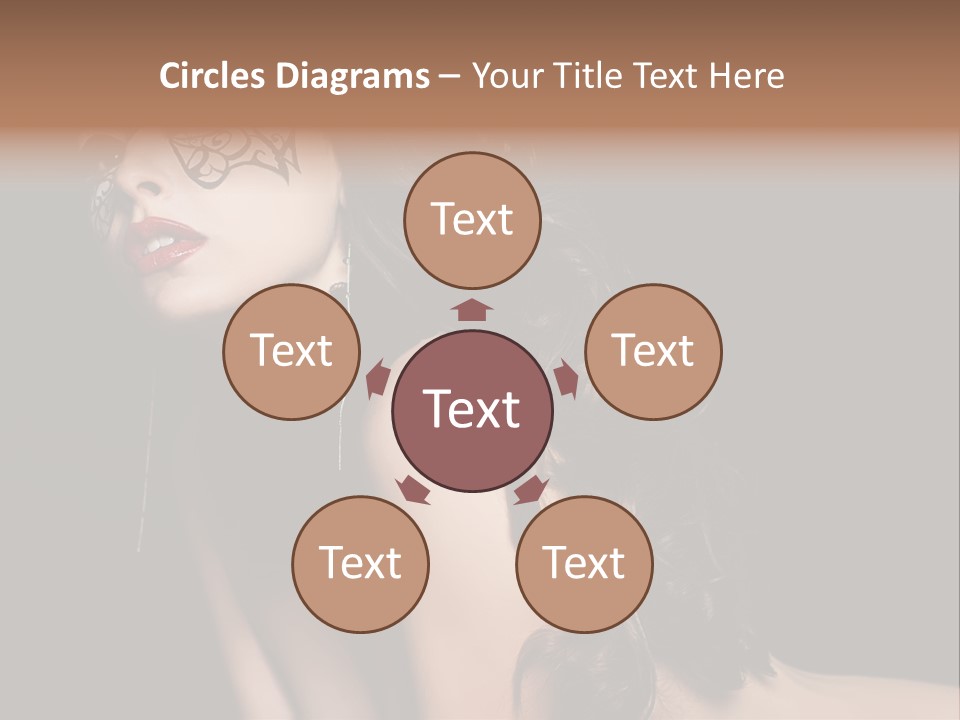 Show Portrait Eye PowerPoint Template