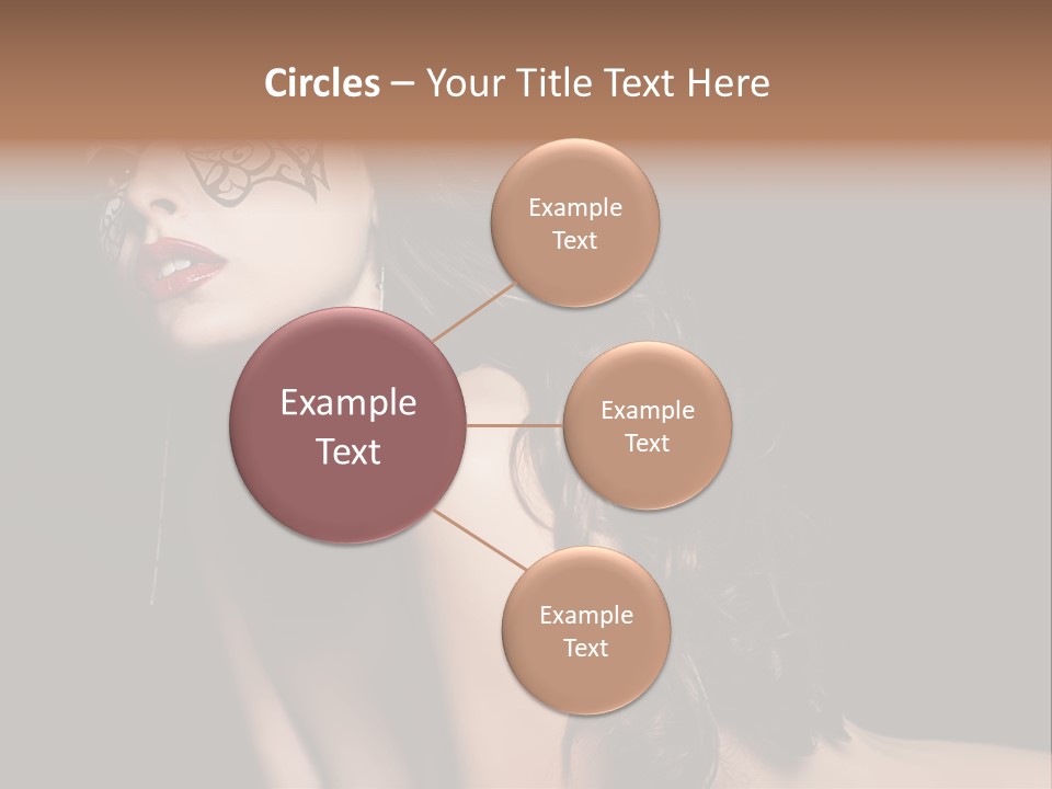 Show Portrait Eye PowerPoint Template