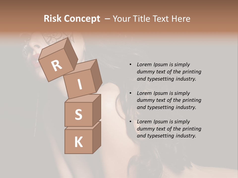 Show Portrait Eye PowerPoint Template