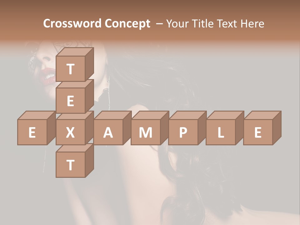 Show Portrait Eye PowerPoint Template