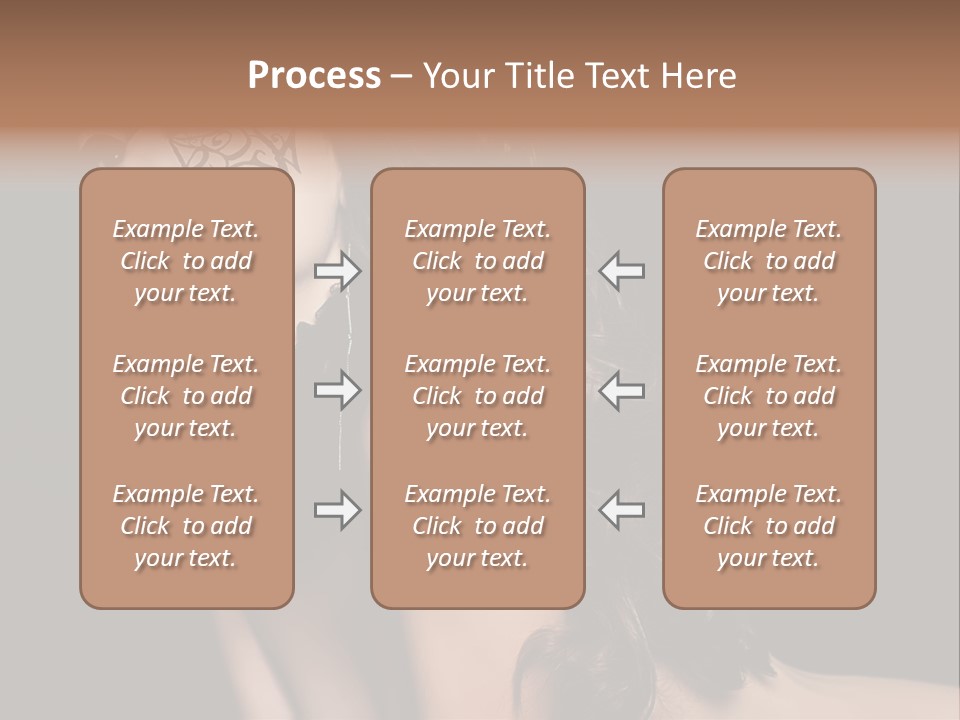 Show Portrait Eye PowerPoint Template