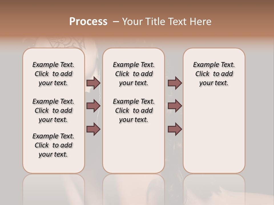 Show Portrait Eye PowerPoint Template