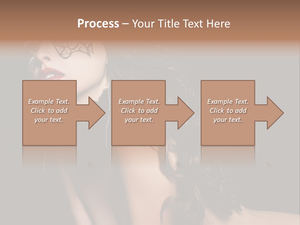 Show Portrait Eye PowerPoint Template