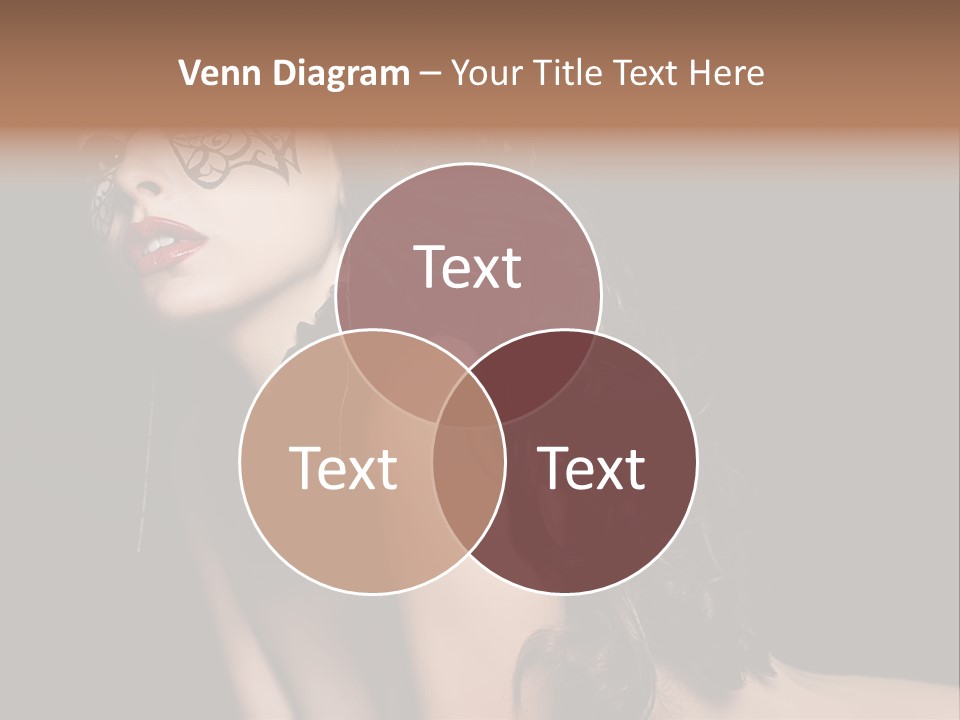 Show Portrait Eye PowerPoint Template