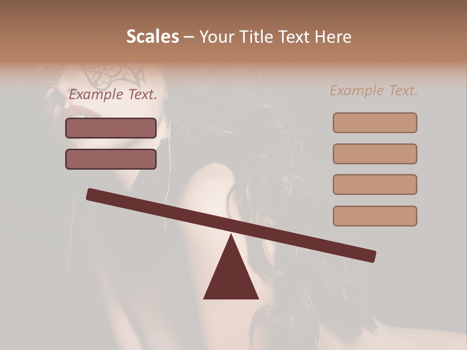 Show Portrait Eye PowerPoint Template