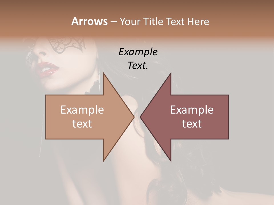 Show Portrait Eye PowerPoint Template