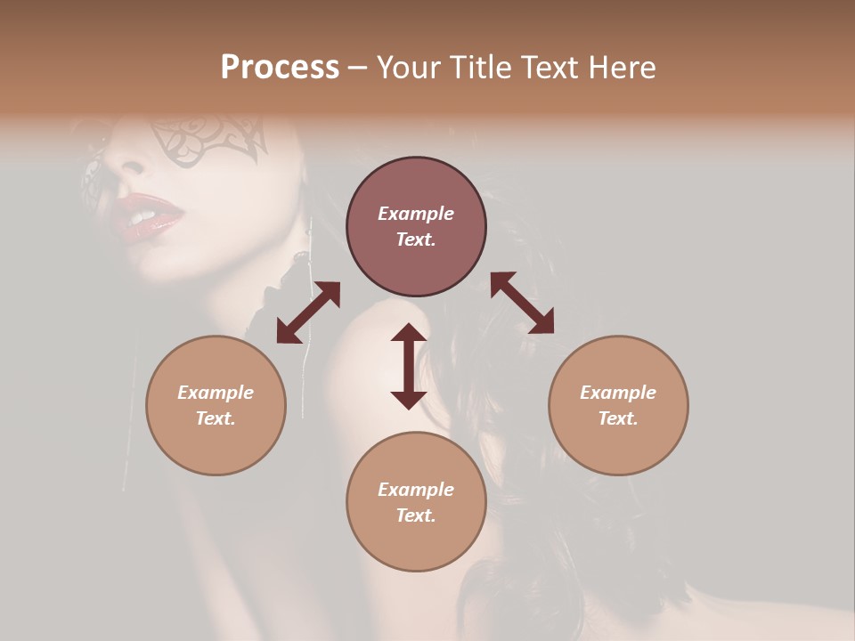 Show Portrait Eye PowerPoint Template