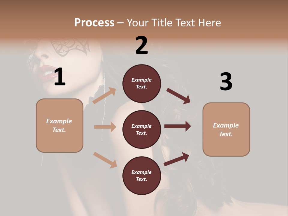 Show Portrait Eye PowerPoint Template