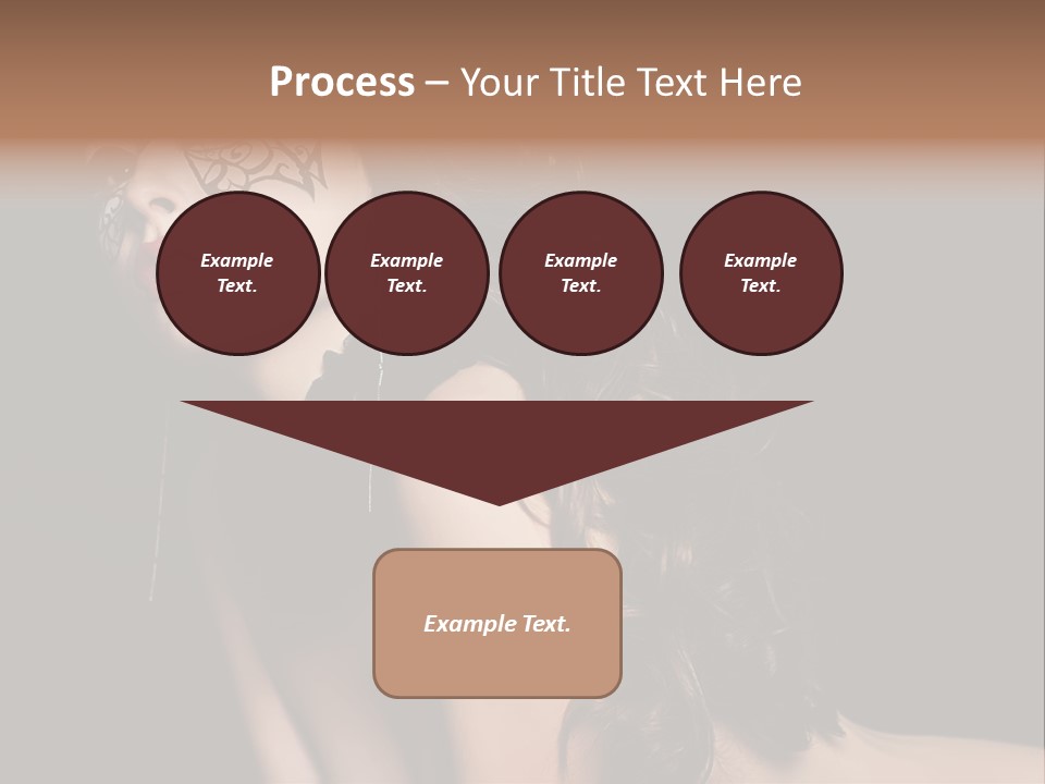 Show Portrait Eye PowerPoint Template