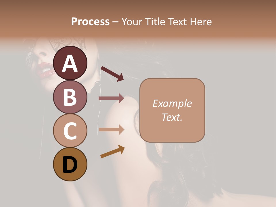 Show Portrait Eye PowerPoint Template