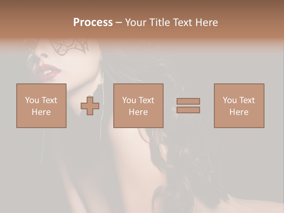 Show Portrait Eye PowerPoint Template